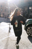 Nina Sweater dress - Black