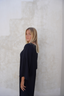 Eva ribbed dress - Black