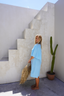 Kaia swim dress - Gulf blue