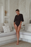 Elegant Ella swim set, Sofia skirt 2.0 in dark brown, modest