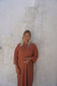 Eva ribbed dress - Caramel