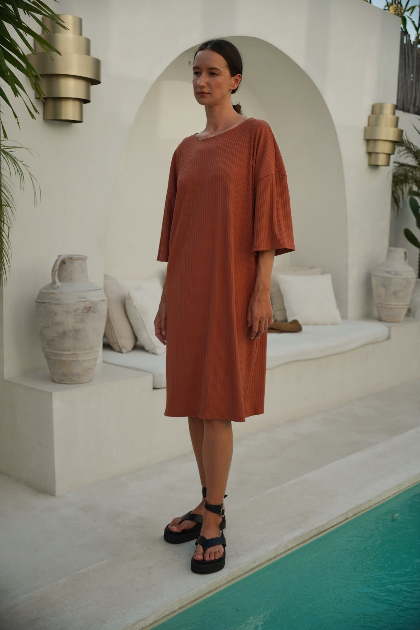 Eva dress - Caramel