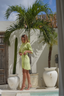 Mona One-Piece Modest Swimsuit with Tara Short Wrap Skirt in Melon – Elegant & Full-Coverage Swimwear