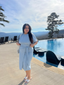 Christian Modest Swimwear – Alejandra Long-Sleeve Swim Dress for Conservative Beachwear