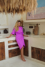 Fuchsia Modest Swimsuit – Mona One-Piece for Confident Coverage