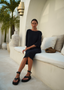 Eva dress - Black - ANAVA PARIS
