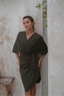 Modest One-Piece Swimsuit with Real Wrap Skirt – Ella in Military, Stylish & Modest Swimwear