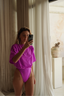 Modest Swimsuit in Fuchsia – Mona One-Piece with Full Coverage