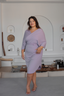 Ella set with wrap skirt - Mauve - ANAVA PARIS