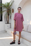 Kaia jersey dress - Rose - ANAVA PARIS