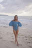 Rachelle one piece - Blue - ANAVA PARIS