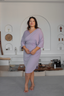 Ella set with wrap skirt - Mauve - ANAVA PARIS