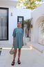 Kaia jersey dress - Jade - ANAVA PARIS