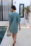 Kaia jersey dress - Jade - ANAVA PARIS