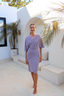 Ella set with wrap skirt - Mauve - ANAVA PARIS
