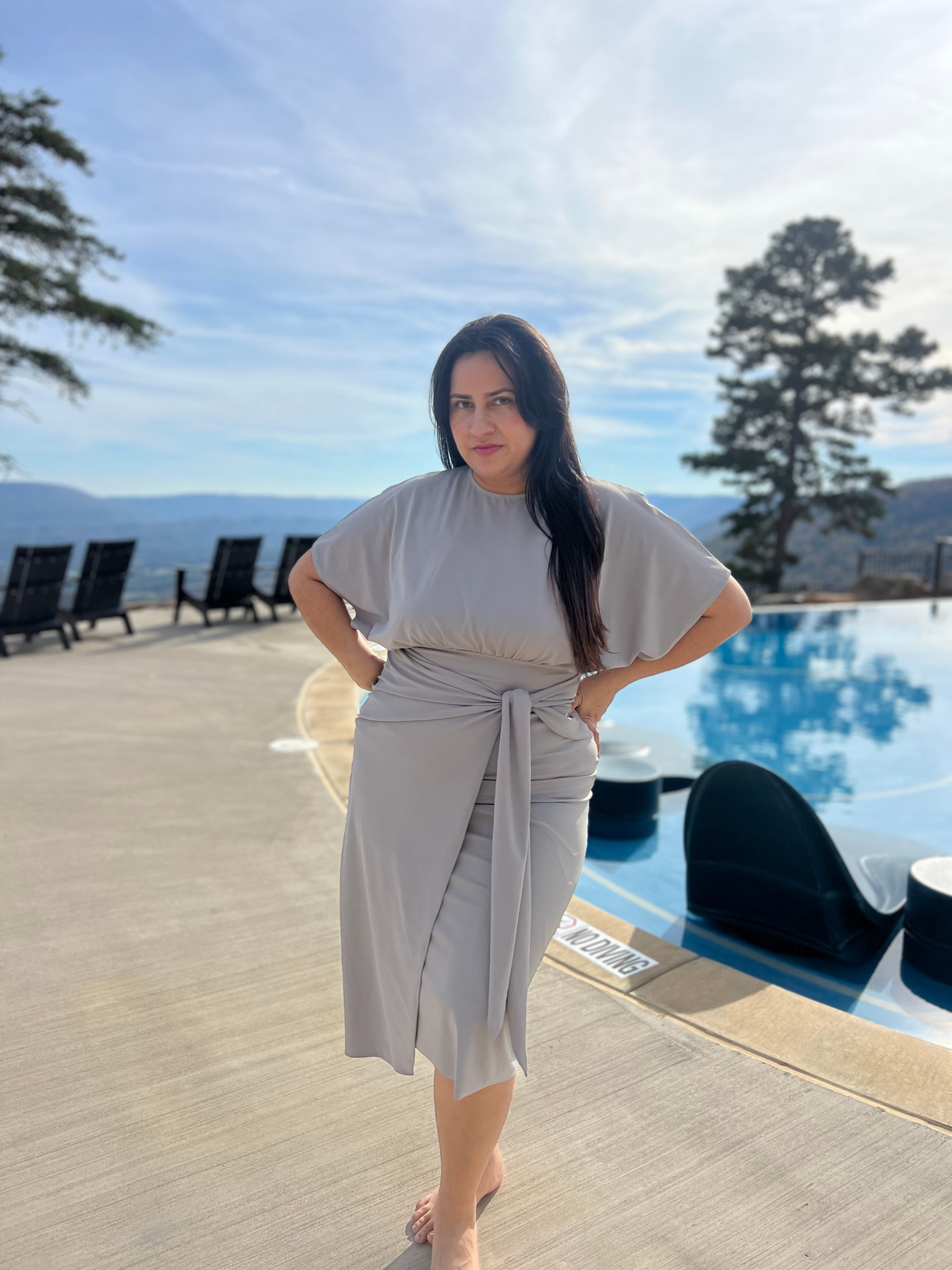 ANAVA PARIS I Modest Swimwear I Alejandra Swim Dress Stone XL / Stone ANAVA PARIS I Modest Swimwear I Alejandra Swim Dress Stone XL / Stone