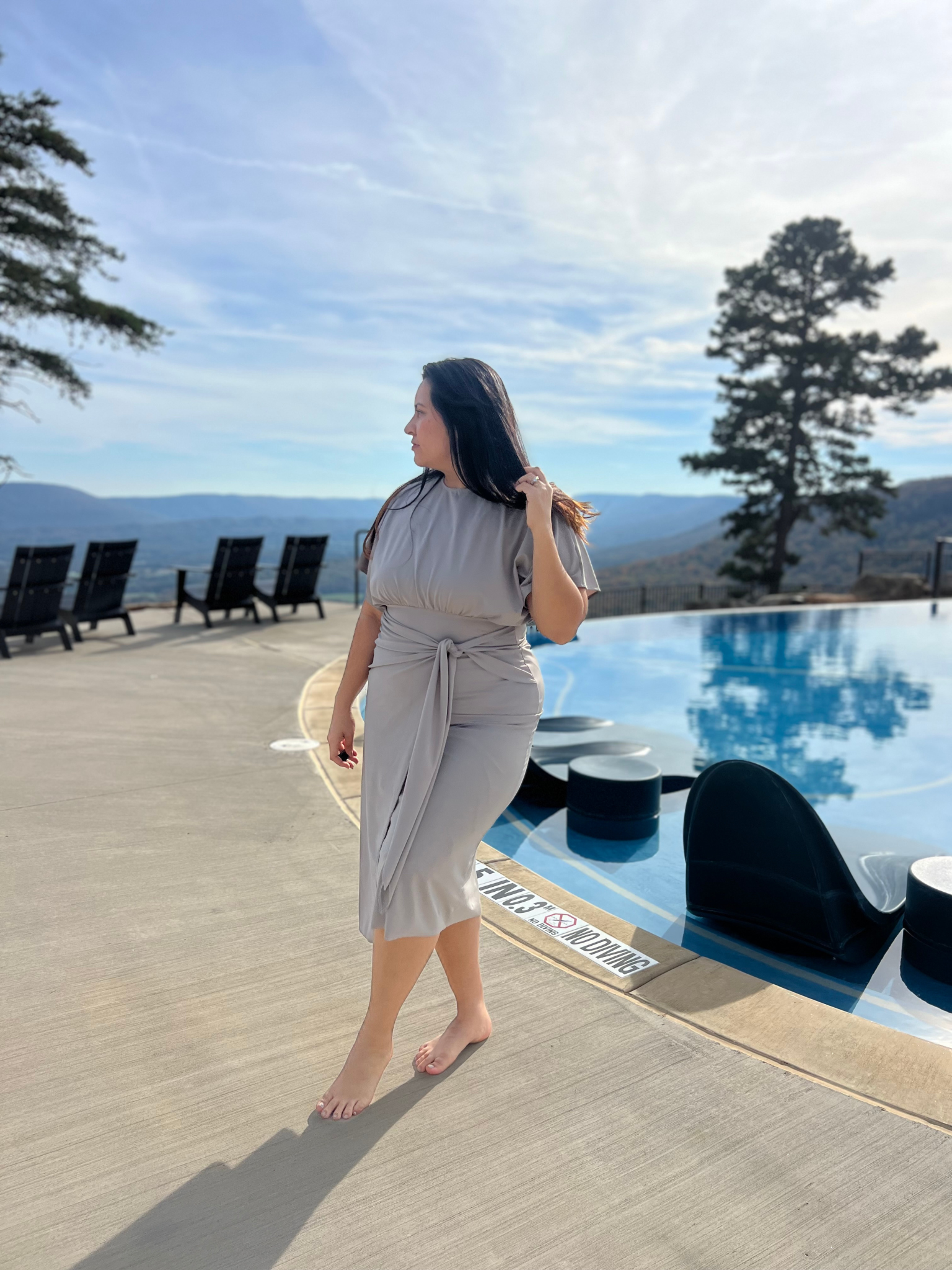 ANAVA PARIS I Modest Swimwear I Alejandra Swim Dress Stone XL / Stone ANAVA PARIS I Modest Swimwear I Alejandra Swim Dress Stone XL / Stone