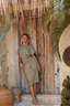 Stylish modest bathing suit dress – Alejandra in olive