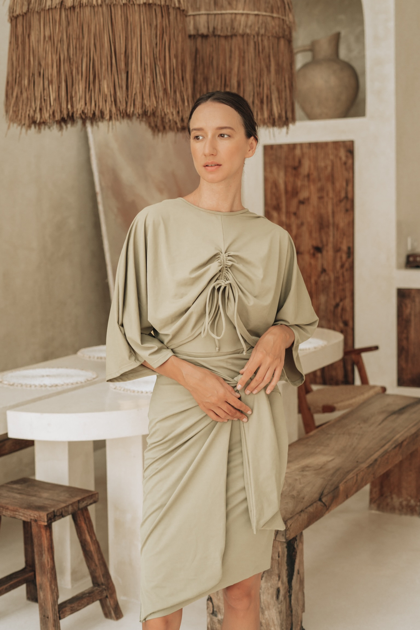 Mia set - Olive - ANAVA PARIS