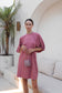 Kaia jersey dress - Rose - ANAVA PARIS